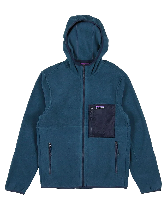 Patagonia Microdini Fleece Hoodie - Tidepool Blue