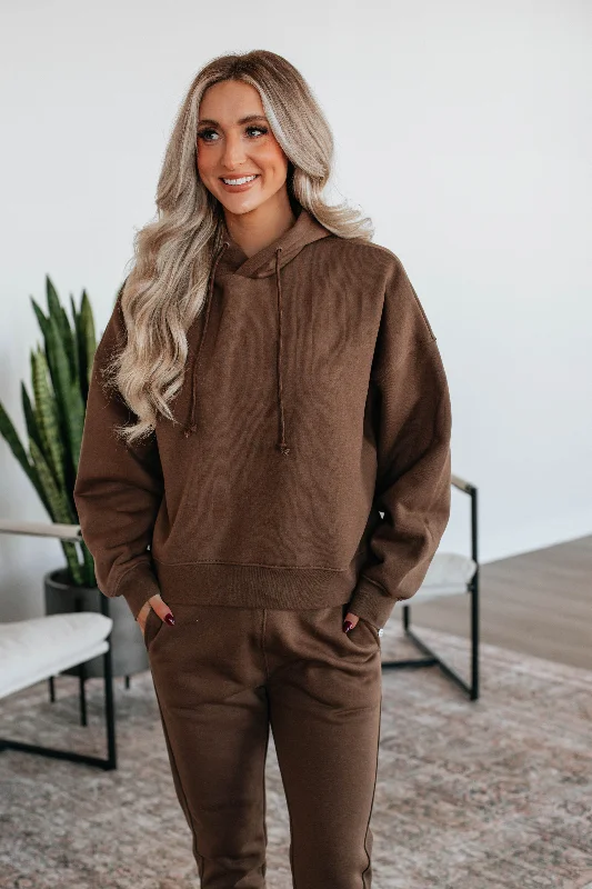 Reyes Lounge Hoodie - Chocolate