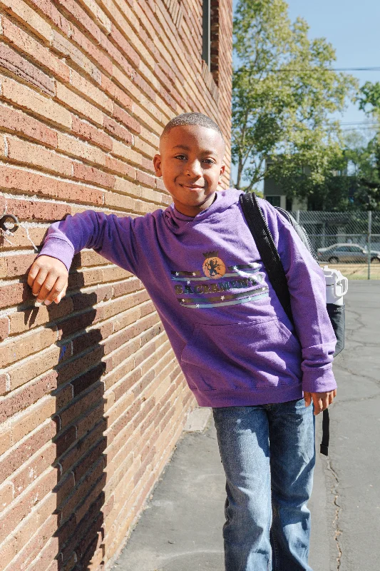 Youth SAC Purple Hoodie