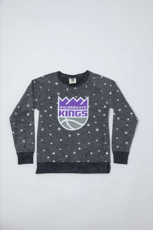 Youth Shimmer Stars Fleece Crew