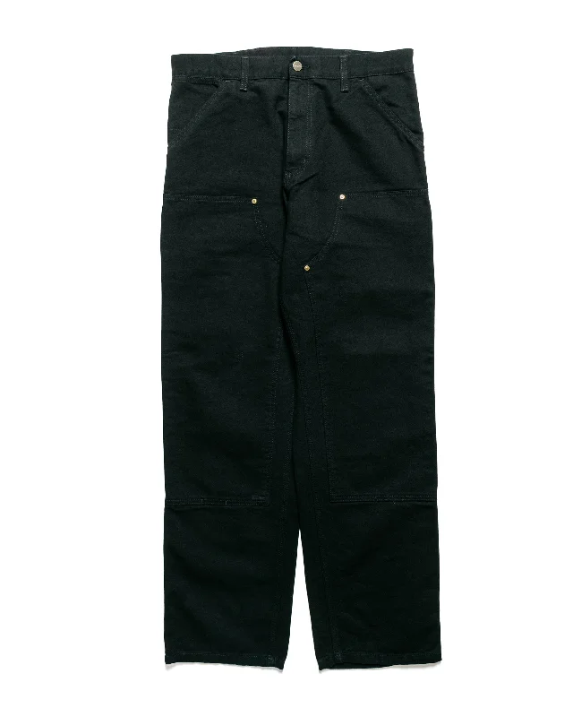 Carhartt W.I.P. Double Knee Pant Canvas Black Rinsed