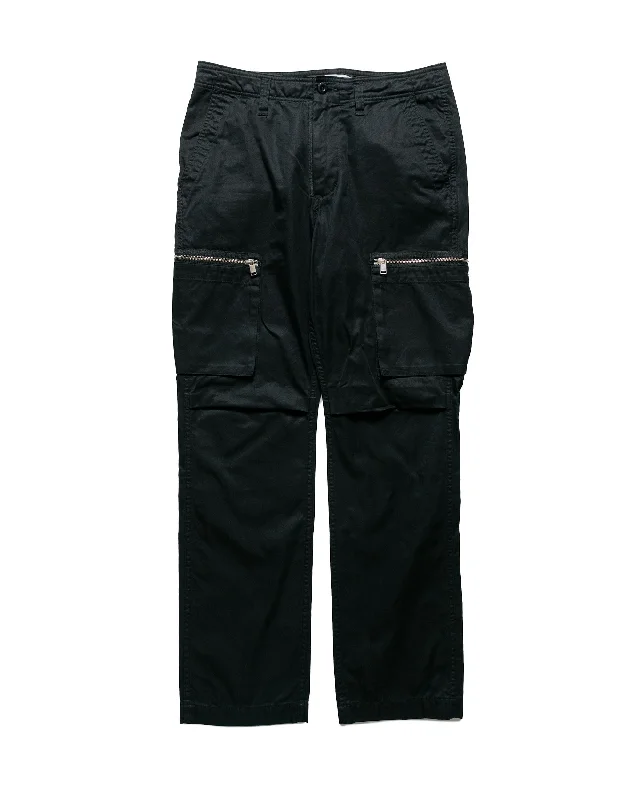 nonnative Trooper 6P Trousers Cotton Gabardine Black