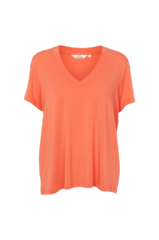 Joline V-neck - Tomato