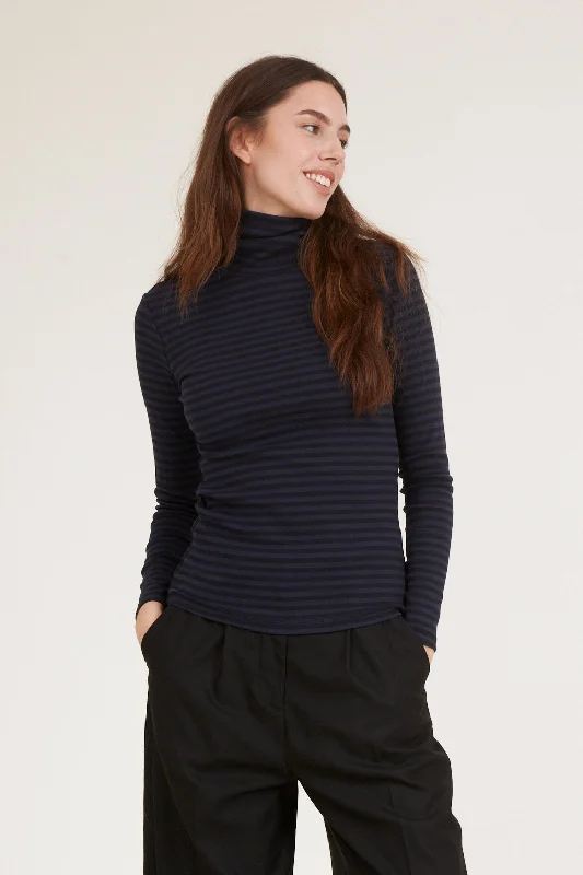 Ludmilla High-neck - Black/Navy