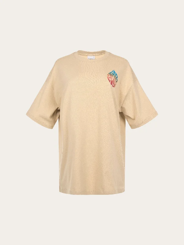 WATERAID Printed oversized t-shirt - Safari