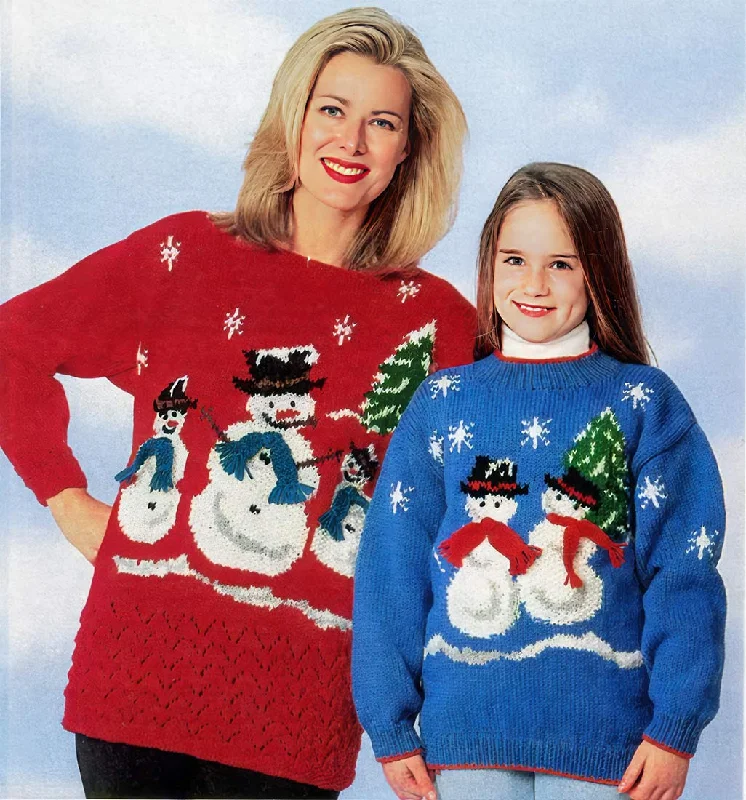 Women's Snowman Tunic Pattern