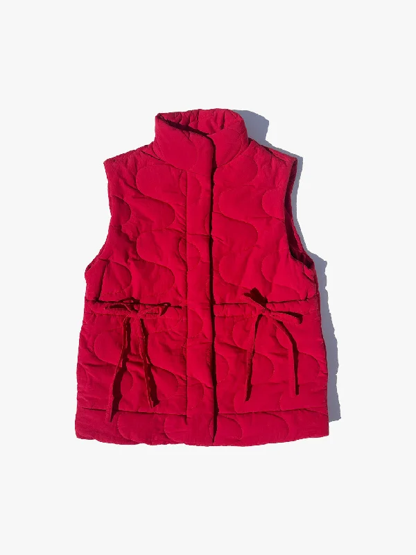 Celeste Gilet - Chili Red