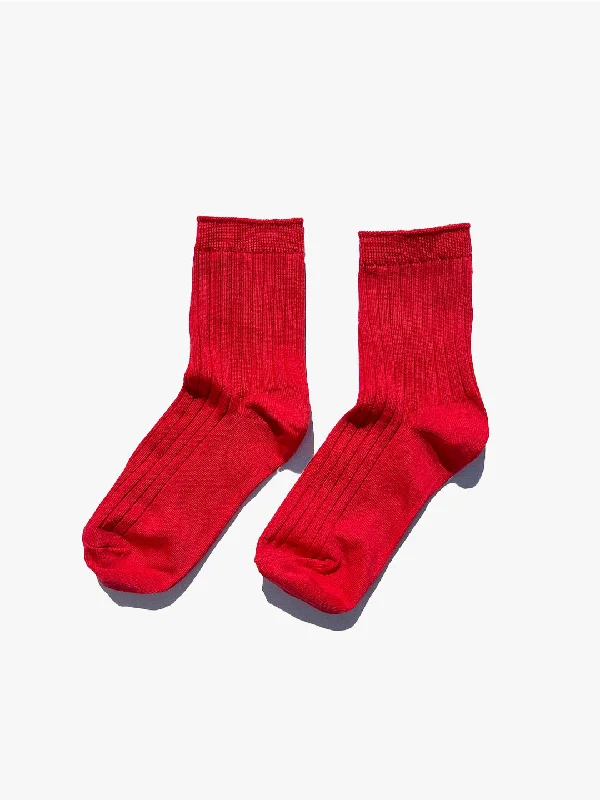 Her Socks - Classic Red