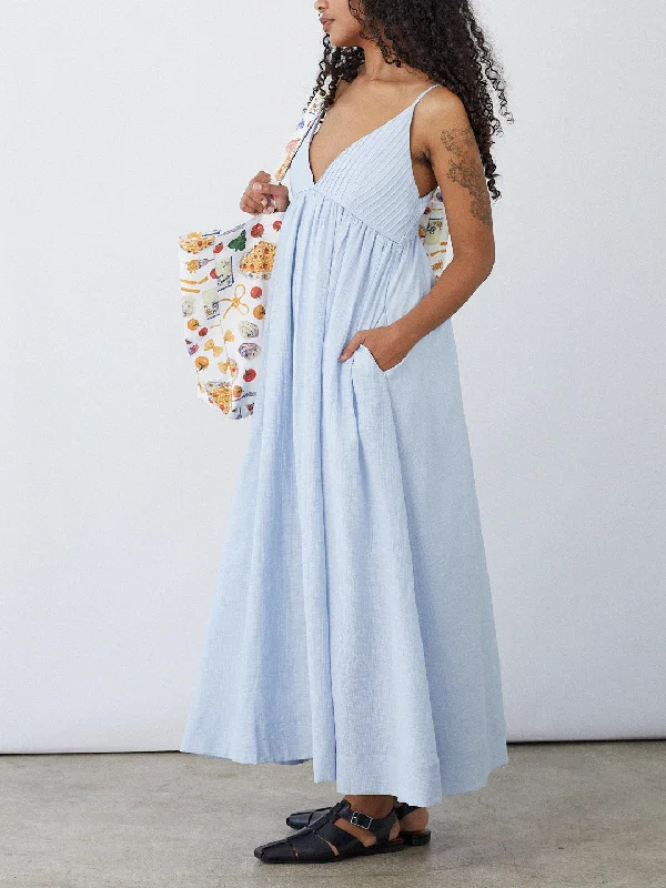 Sonatina Midi Dress - Ice Blue