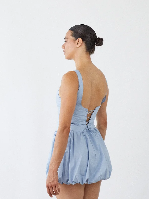 Tamara Dress - Stone Blue