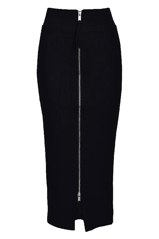 Thom Krom Zippa Skirt - Black